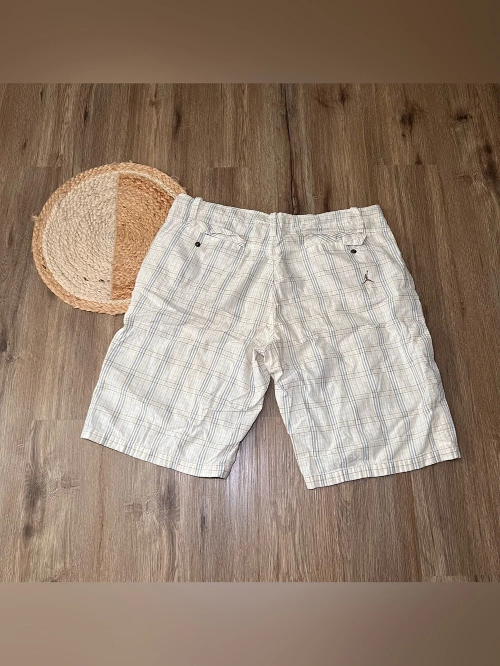 JORDAN Y2K Plaid Chino Golf Mens Shorts